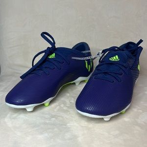 Adidas Nemeziz Messi Fg Size 1 Soccer Cleats Purple/Blue for Kids